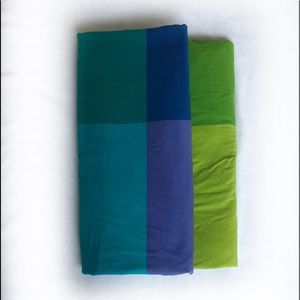 IKEA Brunkrissla Blue Green Full/Queen Duvet Cover
